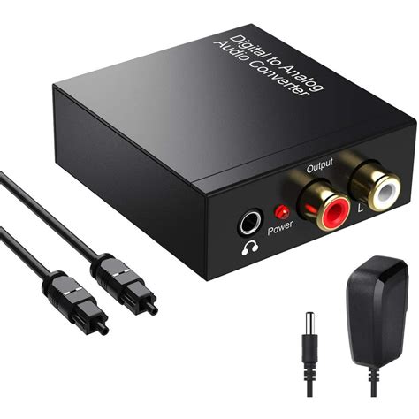 Converting a optical out to analog jack 3.5mm .